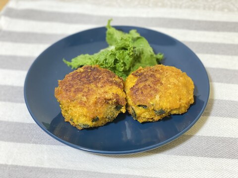 お豆腐カボチャコロッケ